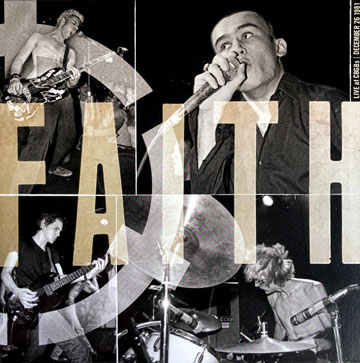 FAITH "Live At CBGB's" LP (OB) Black/Gold Vinyl